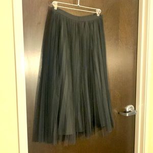 New Without Tags Adrianna Papell Pleated Tulle Skirt Size 8